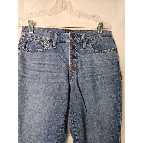 J.Crew 9" High-Rise Skinny All Day Stretch Jeans Size 28 BA787 Blue - Picture 3 of 9